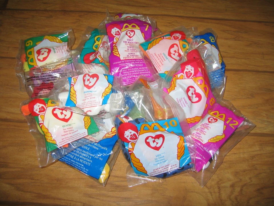 TY Beanie Babies McDonalds Happy Meal лот запечатанный новый (18) - Изображение 1 из 1