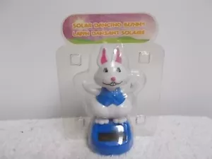Solar Dancing Bunny Rabbit Blue Vest Dancer Decor New - Picture 1 of 2