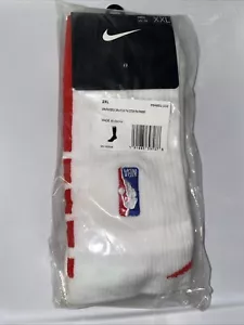 Calze da basket Nike NBA Authentics taglia XXL bianche e rosse PSK651-102 nuove - Foto 1 di 8