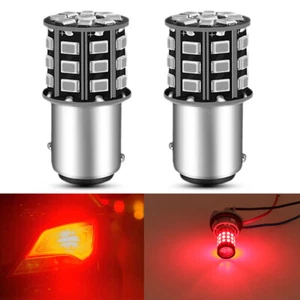 Red Stop/Brake Light LED Bulbs 2pk - Fits Listed Ford Vehicles - 1157 - Picture 1 of 5