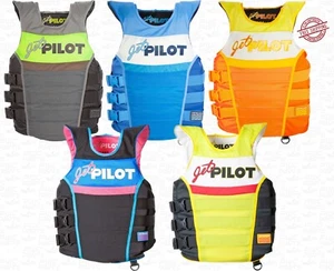 JETPILOT Vintage Nylon CGA 3-Buckle PFD Blue Gray Orange PFD Life Vest JP23212 - Picture 1 of 50