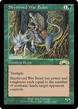 1  Skyshroud War Beast Exodus card MTG Magic the Gathering