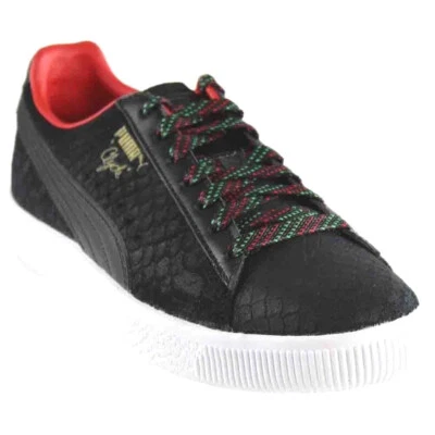 PUMA CLYDE GCC LOW LACE-UP TRAINERS SNEAKER WOMEN SHOES BLACK SNEAK SIZE 9.5 NEW - Image 1 of 4