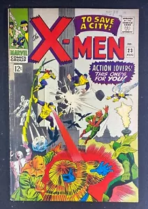 X-Men (1963) #23 FN- (5,5) Anzahl Nefaria Aal Einhorn Stachelschwein Vogelscheuche - Bild 1 von 2