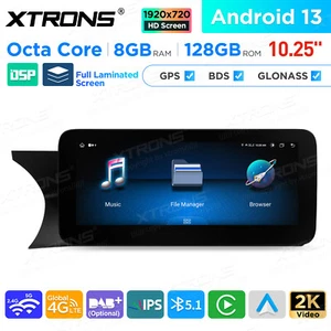 10.25" Android 14 128G Car Play GPS Stereo 4G WiFi for Benz-C-Class W204 2011-14 - Picture 1 of 24