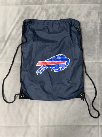 Buffalo Bills Back Pack/Sack Drawstring Bag/Tote Used Backpack - Good Condition Cover