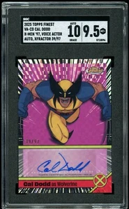 Cal Dodd As Wolverine X-Fractor Auto /97 2025 Topps Finest SGC 9,5/10 Auto - Foto 1 di 2