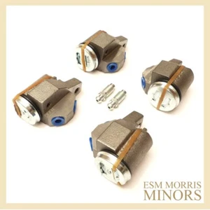 Morris Minor Front Brake Wheel Cylinders - Set of 4 - 1962-On with Bleed Screws - Picture 1 of 3