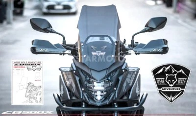 FIT FOR HONDA CB500X 2016-20 WINDSHIELD WINDSCREEN METER VISOR SHIELD FAIRINGS - Image 1 of 4