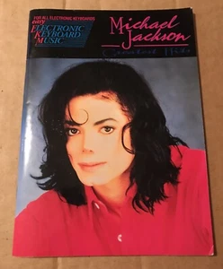 Michael Jackson Greatest Hits Songbook Easy Electronic Keyboard Sheet Music Rare - Picture 1 of 3