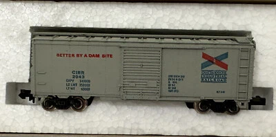 Con-Cor  N Scale 40’ STD STL Boxcar Chattanooche CIRR 2042 - Image 1 of 4