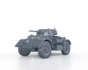 BRITISH WWII STAGHOUND T17E1 - 1/56 1/72 1/87 1/100 3D PRINTED - Picture 1 of 5