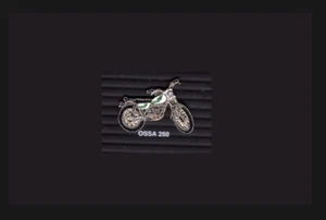 OSSA 250 70's Motorcycle Vintage Lapel Jacket PIN badge Moto Classic - Picture 1 of 1