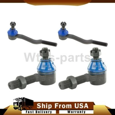 4x Extremos de varilla de amarre delanteros interiores exteriores Mevotech para Toyota T100 2,7 L 4x4 1994-1997 Foto 1 de 4