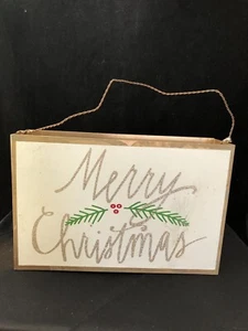 Primitives by Kathy Merry Little Hanging Box Great For Christmas Cards, Greenery - Picture 1 of 6