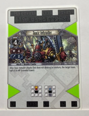 VTG PS3 Eye Judgment English Series 3 Blank Back Testing Promo 279 Toxic Intrude - Image 1 of 2