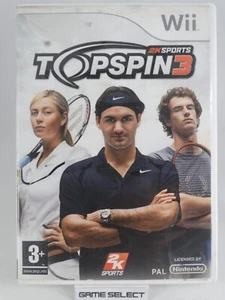 TOP SPIN 3 TENIS NINTENDO WII Y WIIU U PAL EU EUR ORIGINAL - Imagen 1 de 6