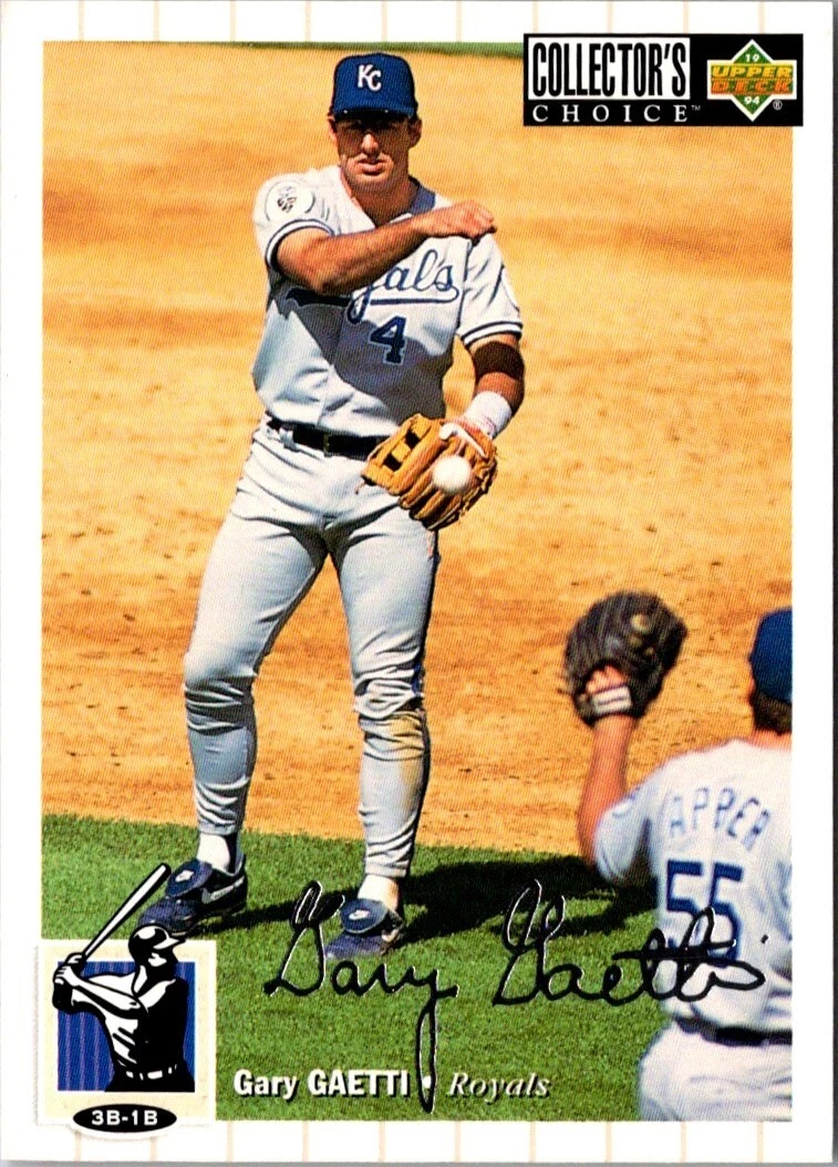 1994 Collector's Choice Gary Gaetti #566 Kansas City Royals Baseball Card