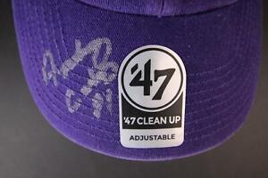VIKINGS GREAT WIDE RECEIVER ANTHONY CARTER AUTOGRAPH VIKING CAP~