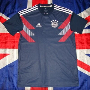 Bayern Munich Home Pre-Match Football Shirt Jersey 2018 2019 Adidas Size M - Picture 1 of 8