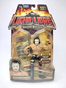 Playmates Lucha Libre Masked Warriors Charly Malice Action Figure 2010 NIP - Picture 1 of 7