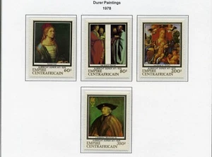 CENT AFRICAN REP MNH 345-48 Durer Paintings ZG760 - Bild 1 von 1