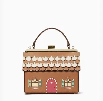 Kate Spade Gingerbread House Crossbody Satchel - Limited Edition K9373 NWT - Image 1 of 4