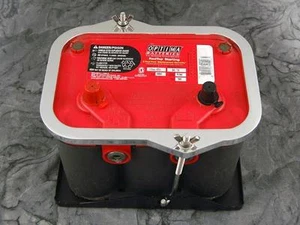 67 68 69 70 Ford Mustang 34/78 Optima Billet aluminio batería retención - Imagen 1 de 2