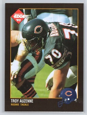 1992 Collector's Edge #224 Troy Auzenne RC Rookie - Bears - MINT - Image 1 of 2