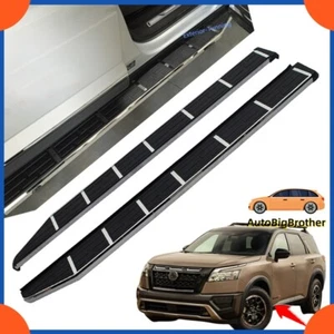 2PCS Running Boards Side Steps Nerf Bar Fits for Nissan Pathfinder 2022 2023 24 - Picture 1 of 5