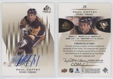 2013-14 SP Game Used Edition Gold Auto Paul Coffey #25 Auto HOF