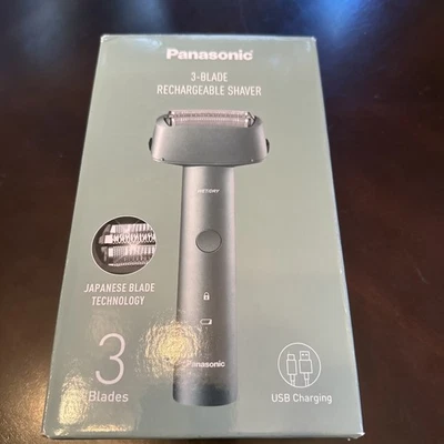 Panasonic ARC3 ES-RM3B-A Blade Rechargeable Wet/Dry Shaver, Blue - Image 1 of 4
