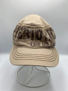 Robin Ruth Puerto Rico The Island Unisex Cadet Military Cap Hat Beige Adjustable - Picture 1 of 5