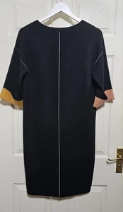 Paul Smith Jumper Dress PS Size Medium Merino Wool & Cotton Coloured Cuffs - Picture 1 of 8