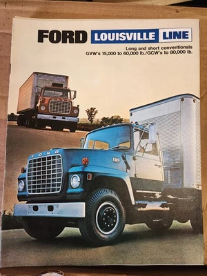 Ford Louisville Line Advertisement Book - Printed October '69 - Image 1 of 4