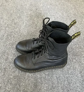 Botas Dr Martens 1460 Pascal Mujer 10 Cuero Negro Con Cordones Retro Años 90 - Imagen 1 de 12