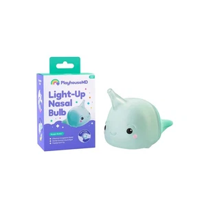 Playhouse MD Booger Buddy Narwhal Nasal Bulb - LED Light - Picture 1 of 9