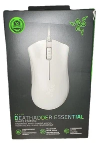 NEU Deathadder Essential Gaming Maus: 6400 DPI Optischer Sensor - 5 Tasten Weiß - Bild 1 von 8