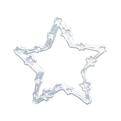 Stampi da taglio in metallo per fare carte telaio a stella stampi per goffratura fustellati - Immagine 1 di 4