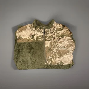 Realtree Men's 2XL Timber Camo 1/4 Zip Fleece Pullover Hunting Camping - Picture 1 of 10