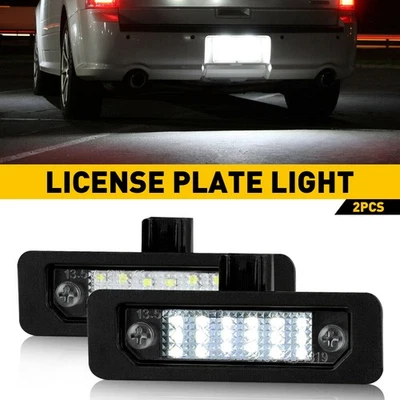 2Pcs LED Tag License Plate Full For Ford Light Mustang Flex Focus Fusion Taurus - Image 1 of 4
