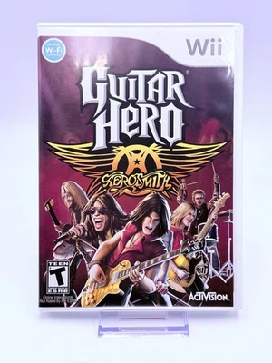 Guitar Hero: Aerosmith (Nintendo Wii, 2008) CIB Complete Very Good  - Image 1 of 4
