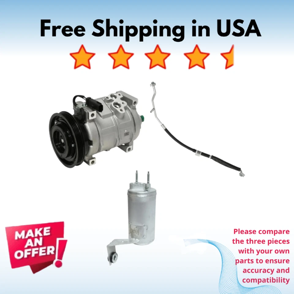 Kit Compressor A/C Fit Chrysler PT Cruiser 2004-2009 - Image 1 of 1