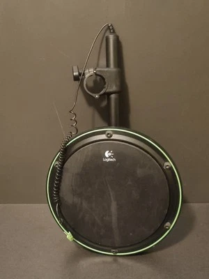 Logitech Guitar Hero Drum Pad Green Tested Wii PlayStation 2-3 Xbox 360 Rare VGC - Image 1 of 4