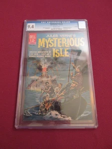1964 " MYSTERIOUS ISLE " 1st ISSUE DELL COMIC BOOK CGC GRADED 9.4 - Picture 1 of 12