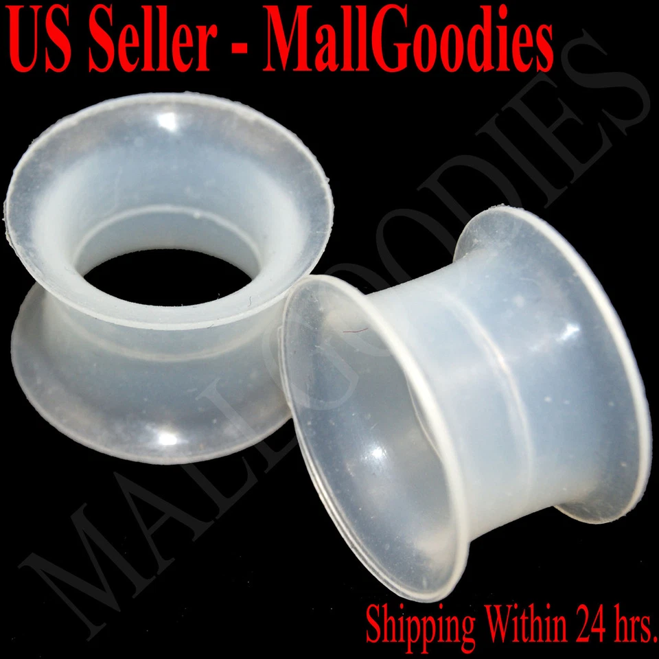 Силиконовые мягкие прозрачные вилки 0918 9/16 дюйма 14 мм - Изображение 1 из 1