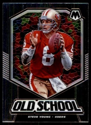 2020 Panini Mosaic Old School Steve Young San Francisco 49ers #OS5 - Image 1 of 2