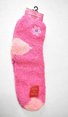  Xhilaration Calcetines Rosa Floral Polar Para Mujer Nuevos  Foto 1 de 4