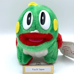 BUBBLE BOBBLE Famicom game 'BOB' Taito Japan Plush Doll green vintage TAITO Rare - Picture 1 of 10