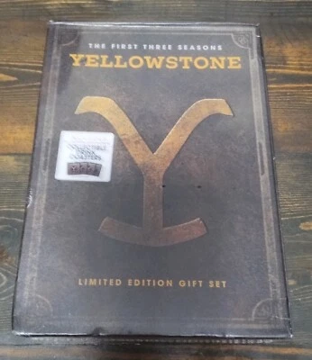 Yellowstone DVD Season 1-3 With Collectable Coasters Kevin Costner Cole Hauser - Image 1 of 4